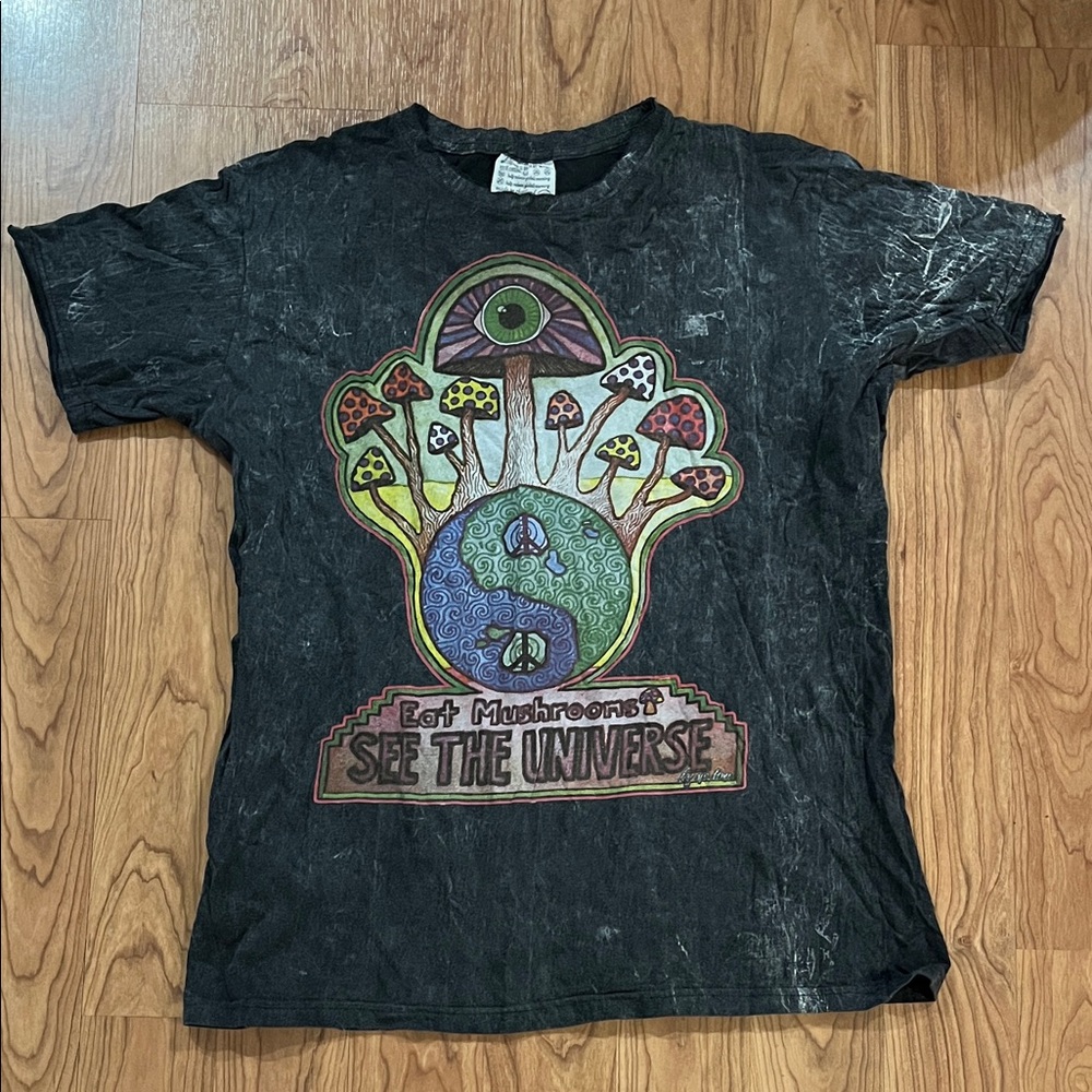 No Time Brand- Eat Mushrooms SEE the Universe  size Large